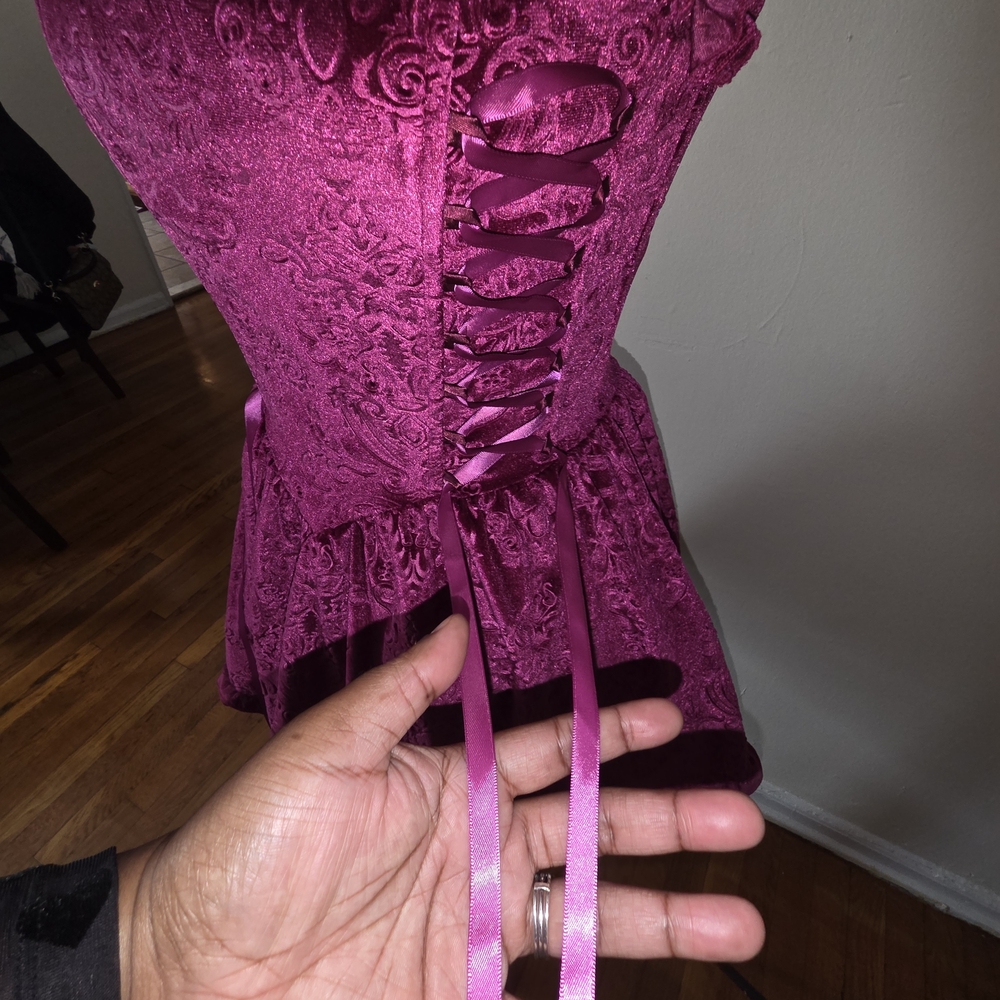 Fuchsia Zip-up Dress - Picture 5 of 7